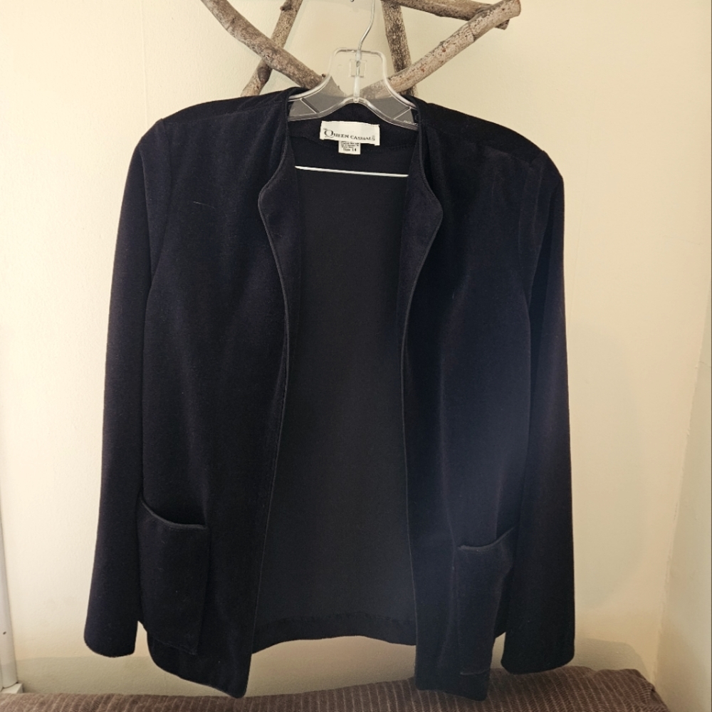 Black Velvet Blazer